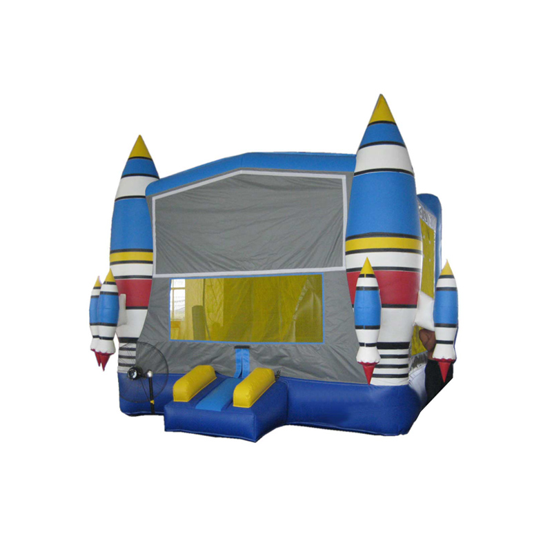 Rocket inflatable castle bounce house industrial jumping house