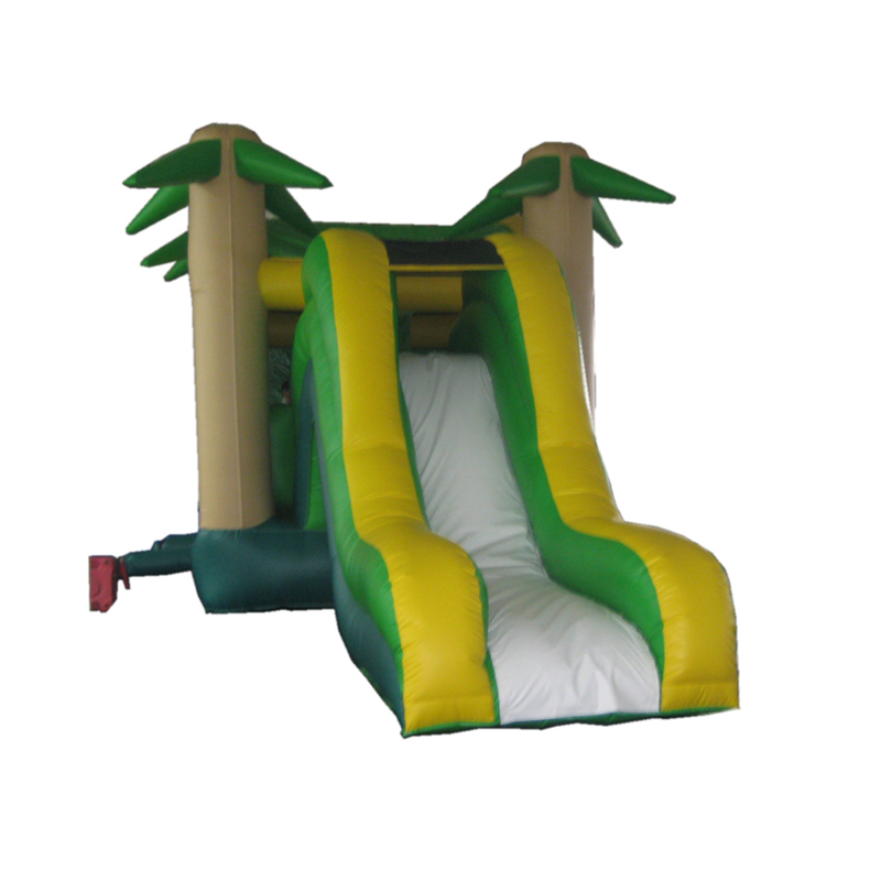 Hot jungle castle inflatable bouncy slide with wholesale price