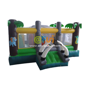 Tusk Bouncer with Slide Combo Games Inflatable Jumping Castle